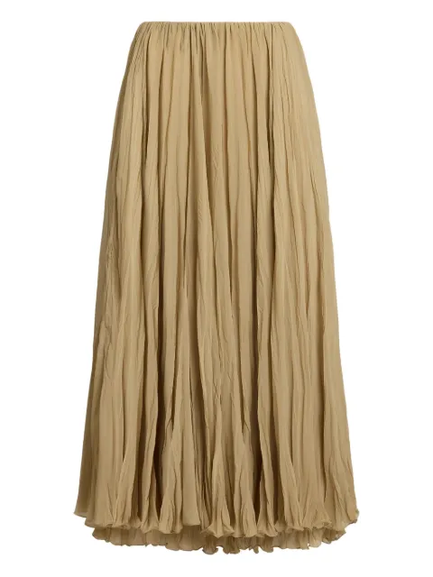 Ralph Lauren Collection pleated midi skirt Neutrals 290P00344001