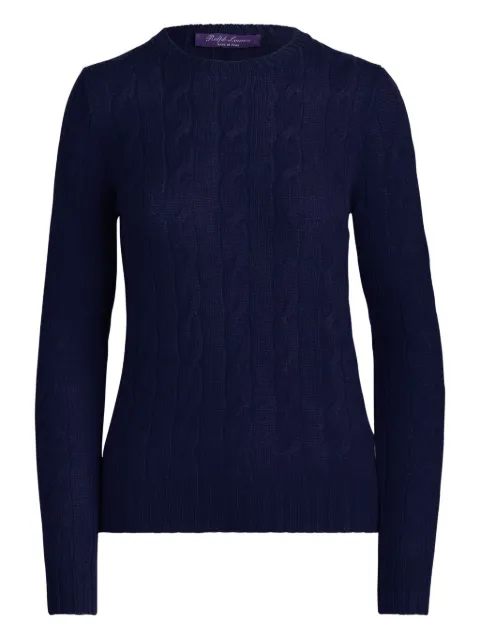 Ralph Lauren Collection cable-knit cashmere sweater Blue 290963054002