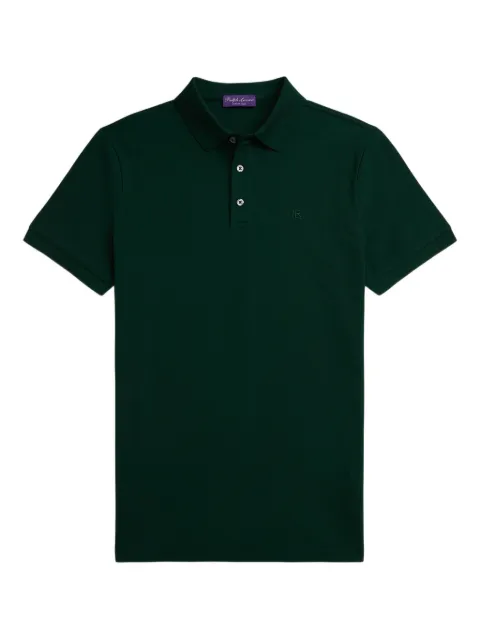 Ralph Lauren Purple Label embroidered-logo polo shirt Green 790877021033