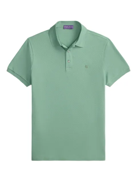 Ralph Lauren Purple Label logo-embroidered polo shirt Green 790877021044