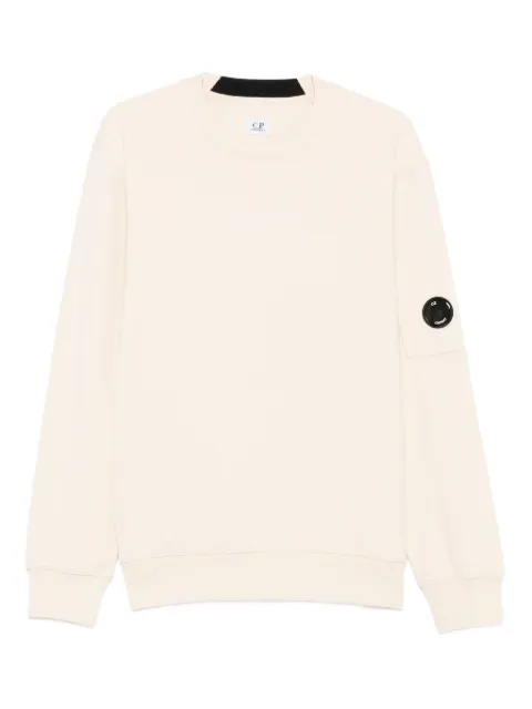 C.P. Company lens-detail crew-neck sweatshirt Neutrals 19CMSS713A005086W