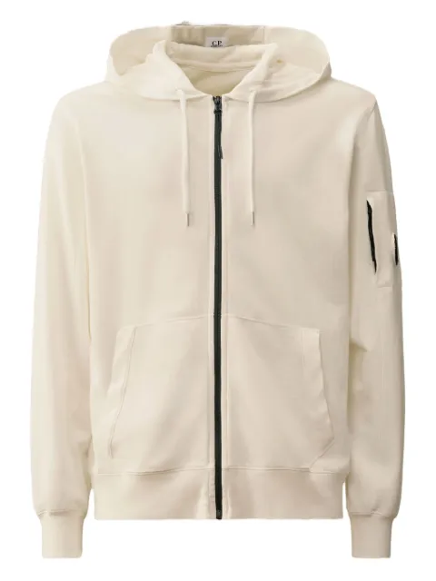 C.P. Company zip-up hoodie White RCCMSS712A002246G103