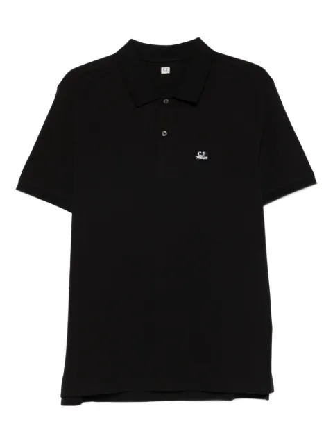C.P. Company stretch piquet short-sleeve polo Black RCCMPL721A005263W999