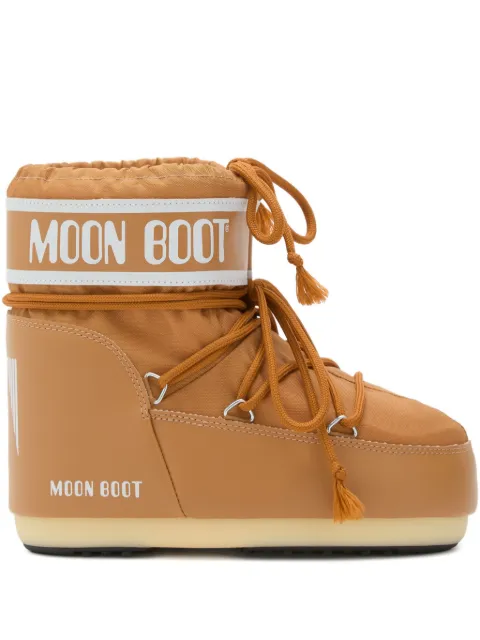 Moon Boot Icon padded logo-band boots Brown 80D1409340