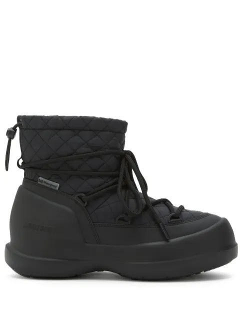 Moon Boot Mezzaluna mid black quilted boots Black 80D2500020