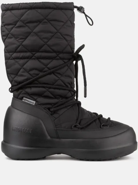 Moon Boot Mezzaluna quilted high boots Black 80D2500080
