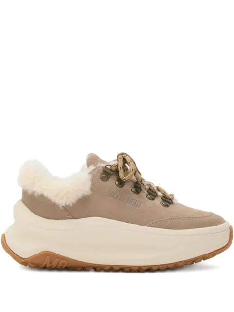 Moon Boot City shearling platform sneakers Neutrals 80D2490040