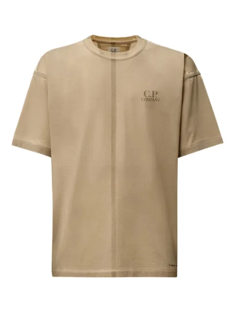 C.P. Company central-seam cotton T-shirt Neutrals 19CMTS231A005431P402