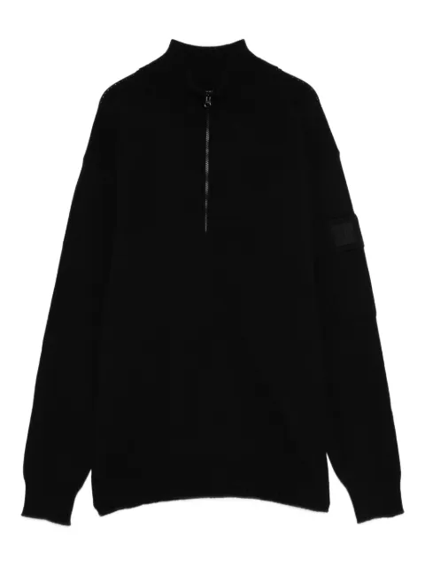 C.P. Company half-zip sweater Black 19CLKN059A110427A