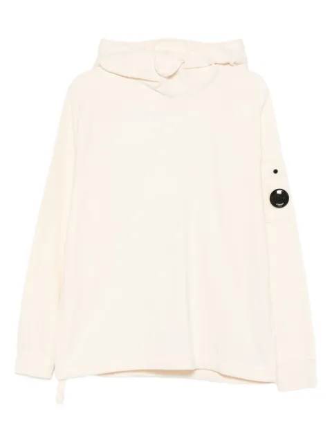 C.P. Company lens-detail hoodie Neutrals 19CMSS043A002246G
