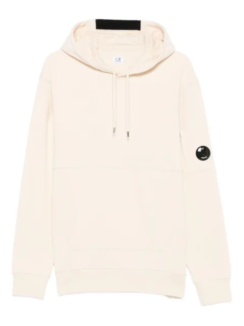C.P. Company logo-print hoodie Neutrals 19CMSS714A005086W