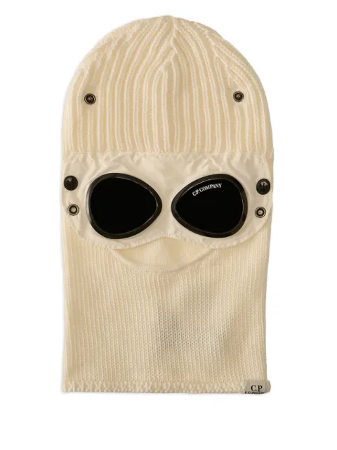 C.P. Company goggle-detail balaclava White RFCMAC740A005509A103