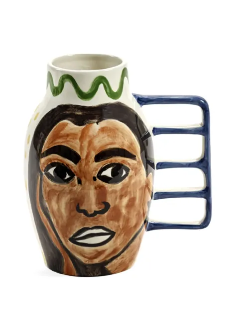 Serax painted-face vase White B8925003