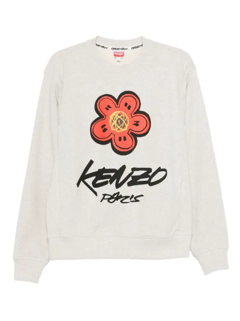 Kenzo Boke Flower-print sweatshirt Neutrals FF65SW2524MC