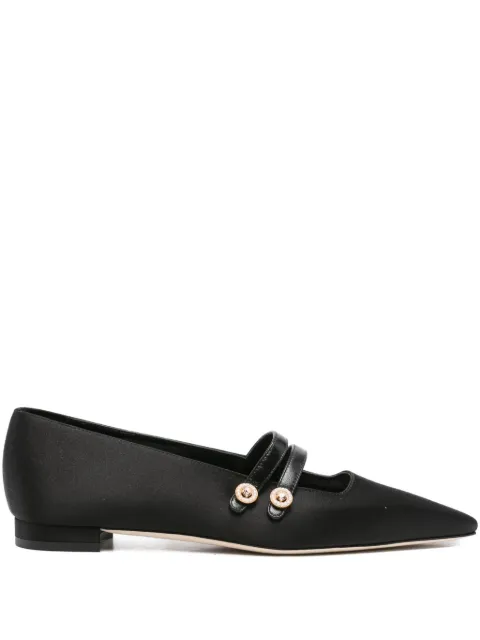 Manolo Blahnik Polmana pointed-toe ballet flats Black 2251866