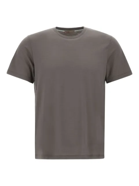 Herno ribbed-neck wool T-shirt Grey JG00036UR520682700