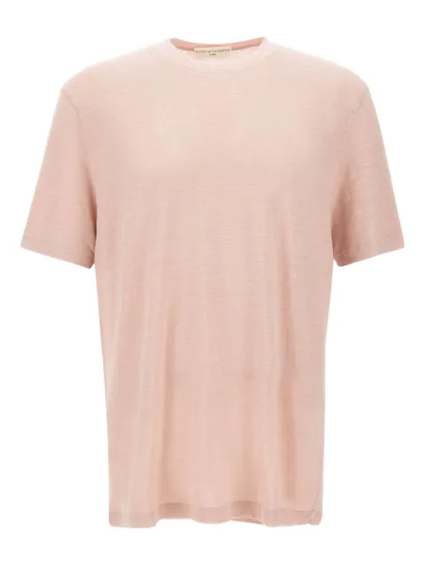 Filippo De Laurentiis crew-neck T-shirt Pink TSMCJERLINU310