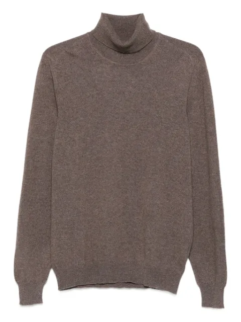 Fedeli turtleneck cashmere sweater Brown MU00705