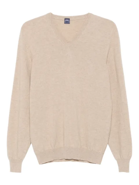 Fedeli v-neck sweater Neutrals MU007002