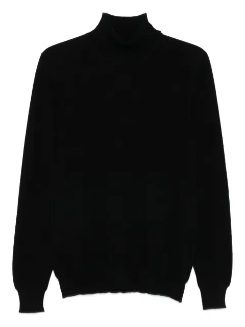 Fedeli turtleneck cashmere sweater Black MU007005