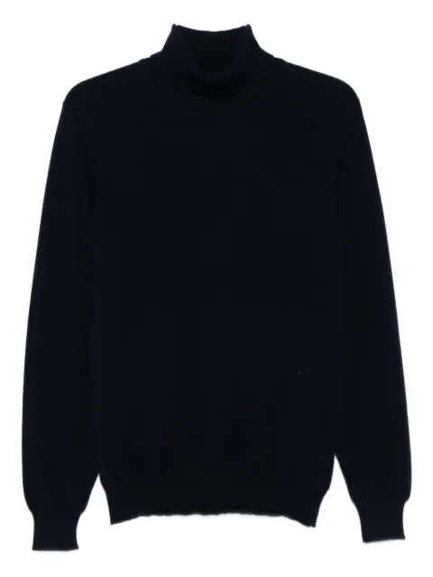 Fedeli turtleneck sweater Blue MU007005
