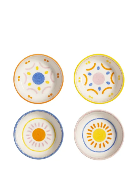 &k Amsterdam Boavista hand-painted bowls (set of four) White 282904