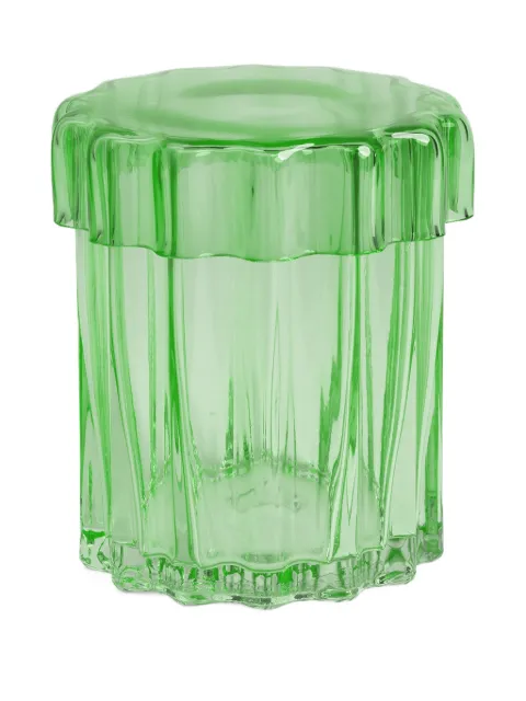&k Amsterdam Astral lidded jar (15cm x 14cm) Green 151804