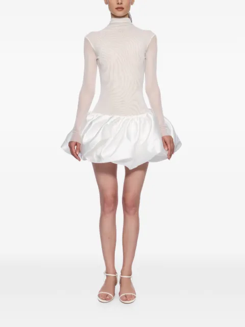 Atu Body Couture high-neck mini dress White AT25071