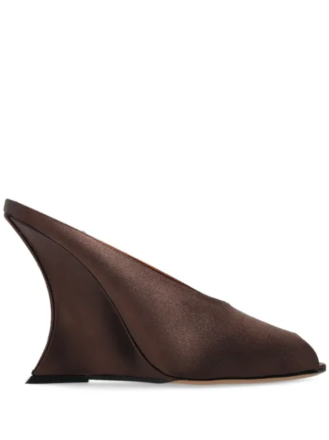 Paris Texas 125mm satin-finish heeled sandals Brown PX1669XTSAT