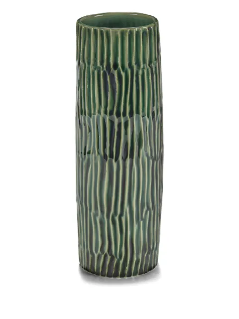 Serax textured cylindrical vase Green B5125115