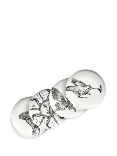 Serax x Tomorrowland porcelain plate (set of four) White B9224236