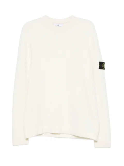 Stone Island Compass-motif sweater Neutrals K2S155100056S00N2