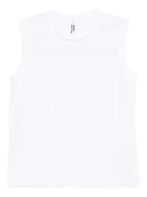 Noir Kei Ninomiya cotton tank top White 3ZT009051