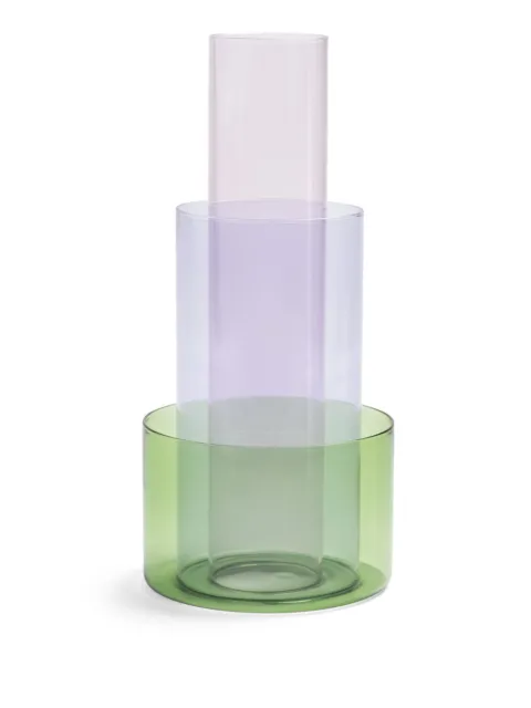 &k Amsterdam large Amphi vase (32,5cm x 14,5cm) Green VA0011