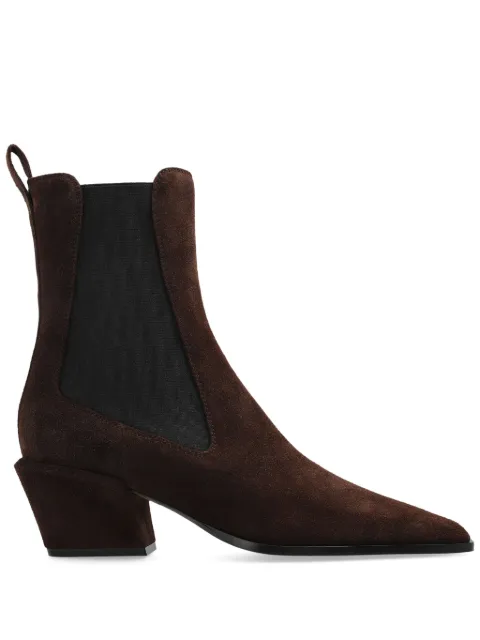 Paris Texas Bettina suede ankle boots Brown PX1706XV003