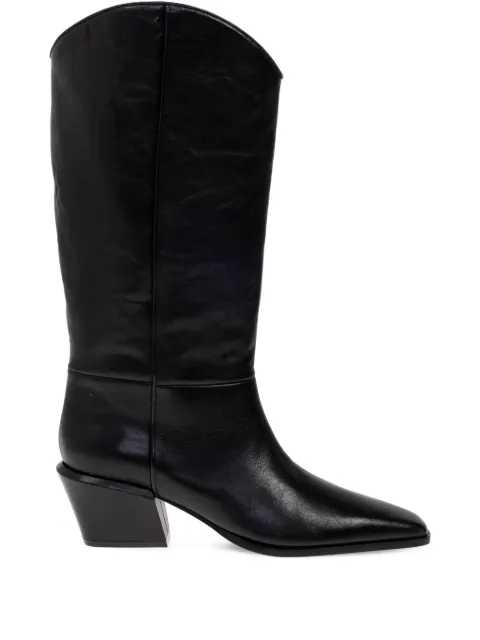Paris Texas 50mm Bettina leather pointed-toe boots Black PX1707XARVT