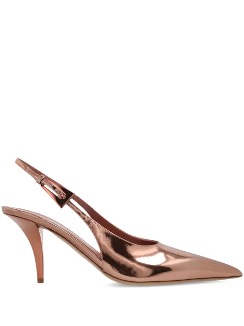 Paris Texas 75mm Jessica slingback pointed-toe pumps Pink PX1342XNPMR