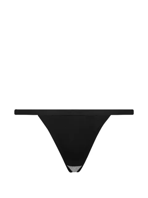 Maison Close Pure Tentation openable thong Black 563357