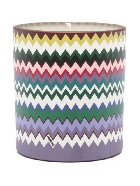 Missoni Home zigzag-printed candle (220g) Purple 1E4OG99011