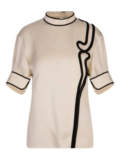 Jil Sander satin blouse Neutrals J03DL0182J76018