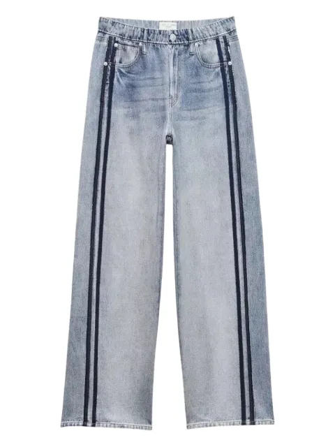 rag & bone Miramar Terry side-stripe jeans Blue WCW25S70018201