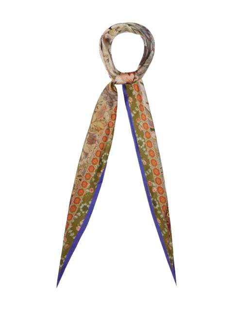 Pierre-Louis Mascia Aloeuw floral-print silk scarf Neutrals ALOEUWSW065X12