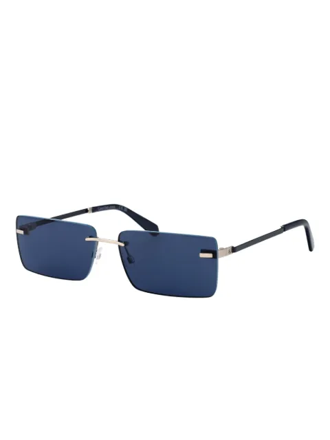 Calvin Klein Jeans rectangle-frame sunglasses Blue CKJ25206S