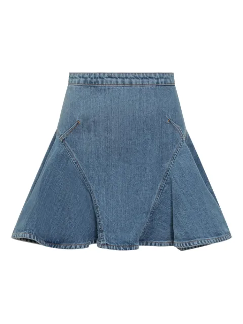 Givenchy denim flared short A-line skirt Blue BW40ZA516F