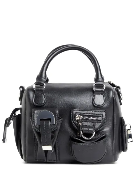 Cynthia Rowley leather cargo tote bag Black 25S1BA01LE