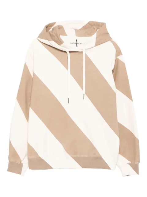 Cynthia Rowley Drew striped hoodie Neutrals 25S1TP34CO
