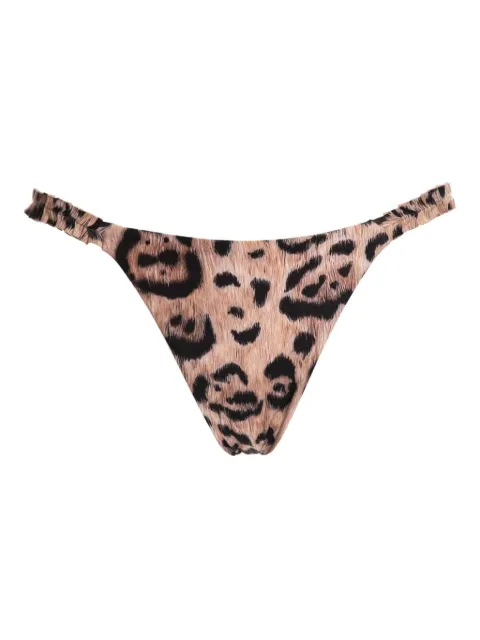 Agua By Agua Bendita leopard-print bikini bottoms Neutrals 19270