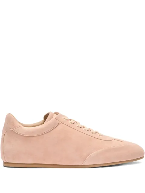 Stuart Weitzman Cruz suede lace-up sneakers Neutrals SL509SUE