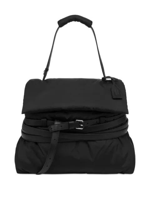 Moschino Tie M belted tote bag Black MC4205PP0NON2