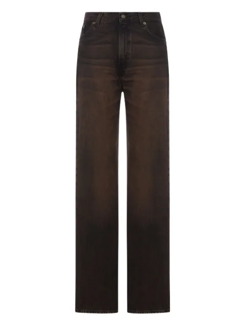 Haikure wash cut trousers Black HEW03185DF174L0897